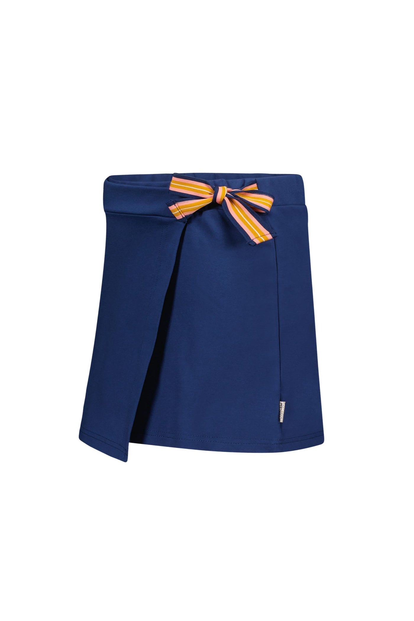 B-nosy - Girls sweat skirt with overlay-part and belt - night blue