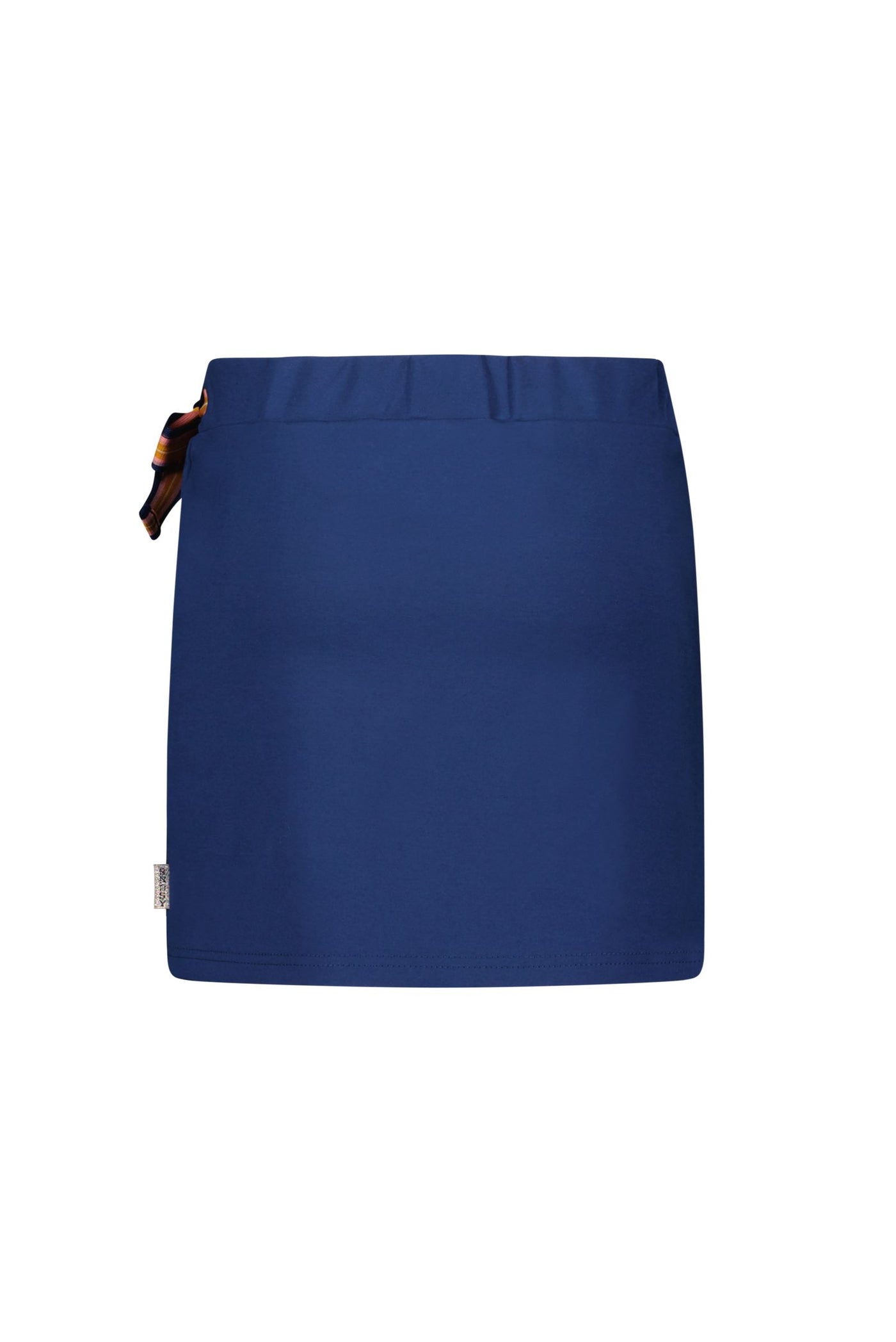 B-nosy - Girls sweat skirt with overlay-part and belt - night blue