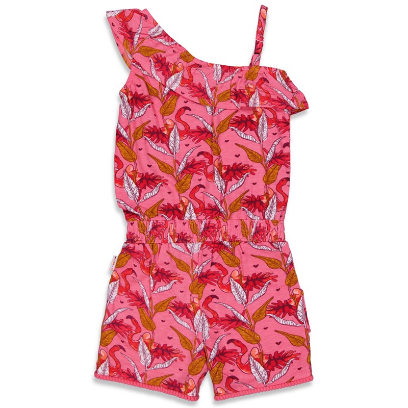 Jubel - Jumpsuit kurz - Birds Of Paradise - Rosa