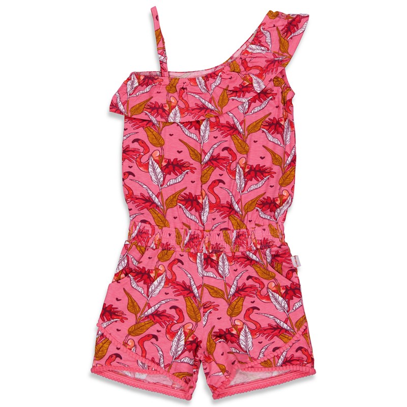 Jubel - Jumpsuit kurz - Birds Of Paradise - Rosa