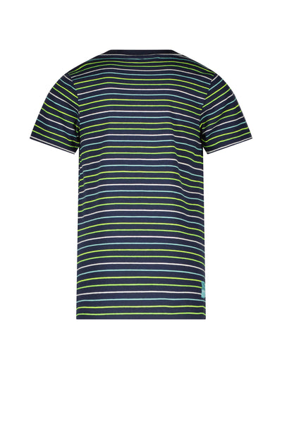 Tygo & Vito - T-shirt Y/D Stripe Surf - Navy