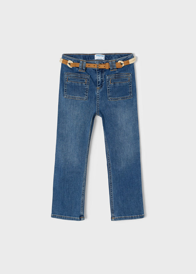 Mayoral - Lange Hose Gürtel - Jeans