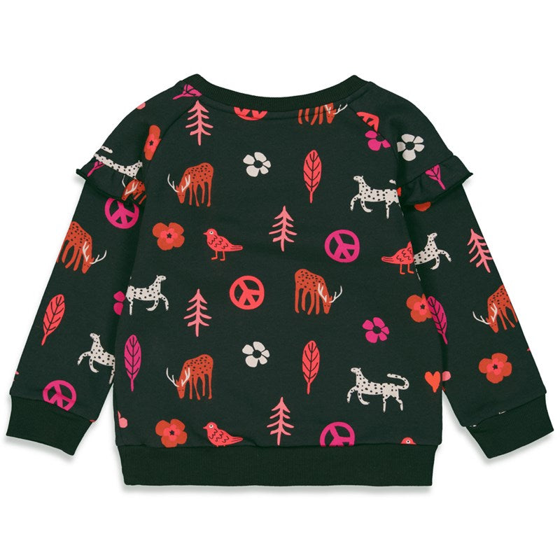 Jubel & Sturdy - Sweater AOP - Made Of Magic - Antraciet