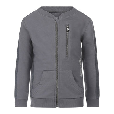 Koko Noko - Cardigan with baseball neck - Steel grey