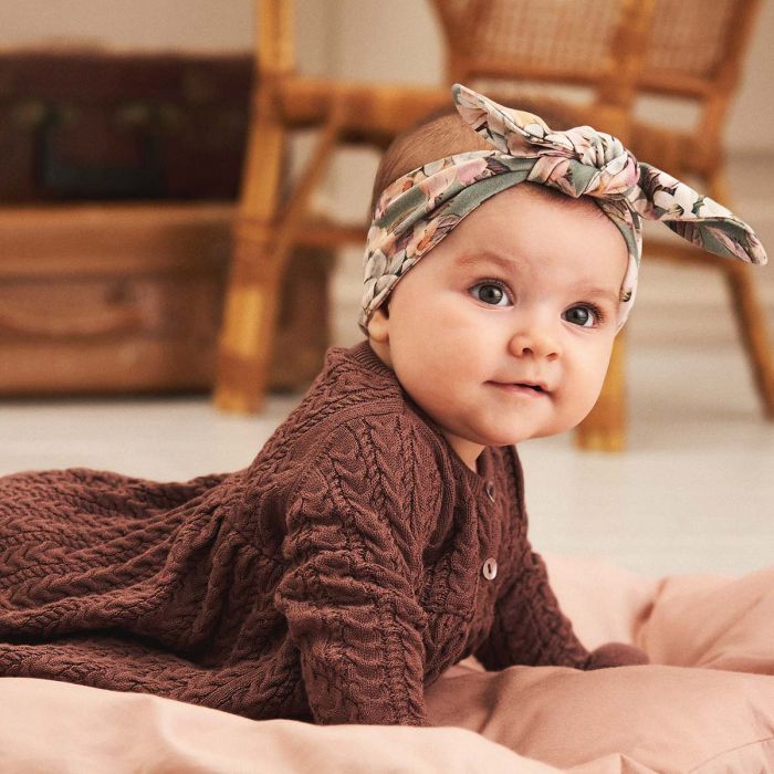 Müsli - Knit dress baby - Grape