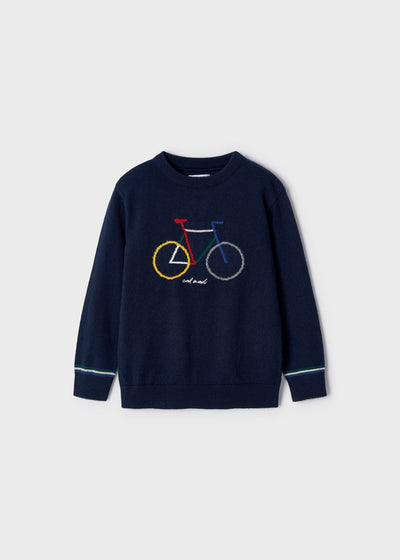 Mayoral - Pullover "Fahrrad" - Marinblau