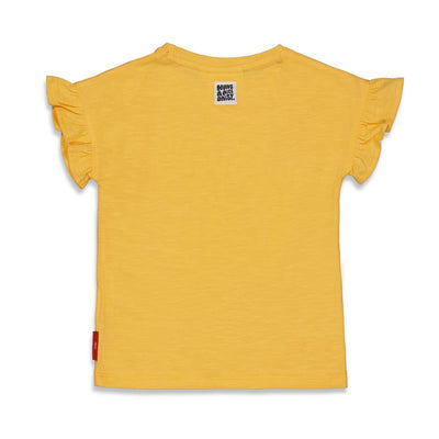 Jubel & Sturdy - T-Shirt Love - Have A Nice Daisy - Geel