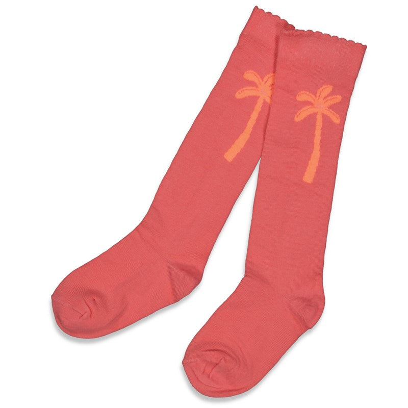 Jubel & Sturdy - Knie Socken - Sunny Days - Roze