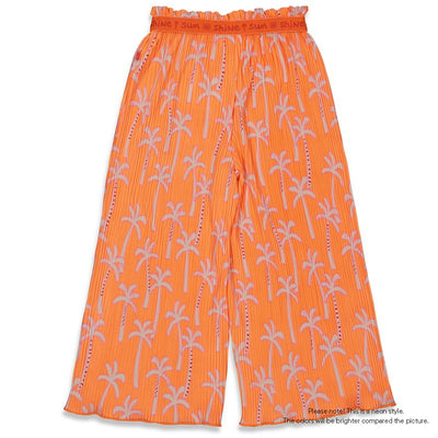 Jubel & Sturdy - Culotte Plissee AOP - Sunny Days - Neon Oranje