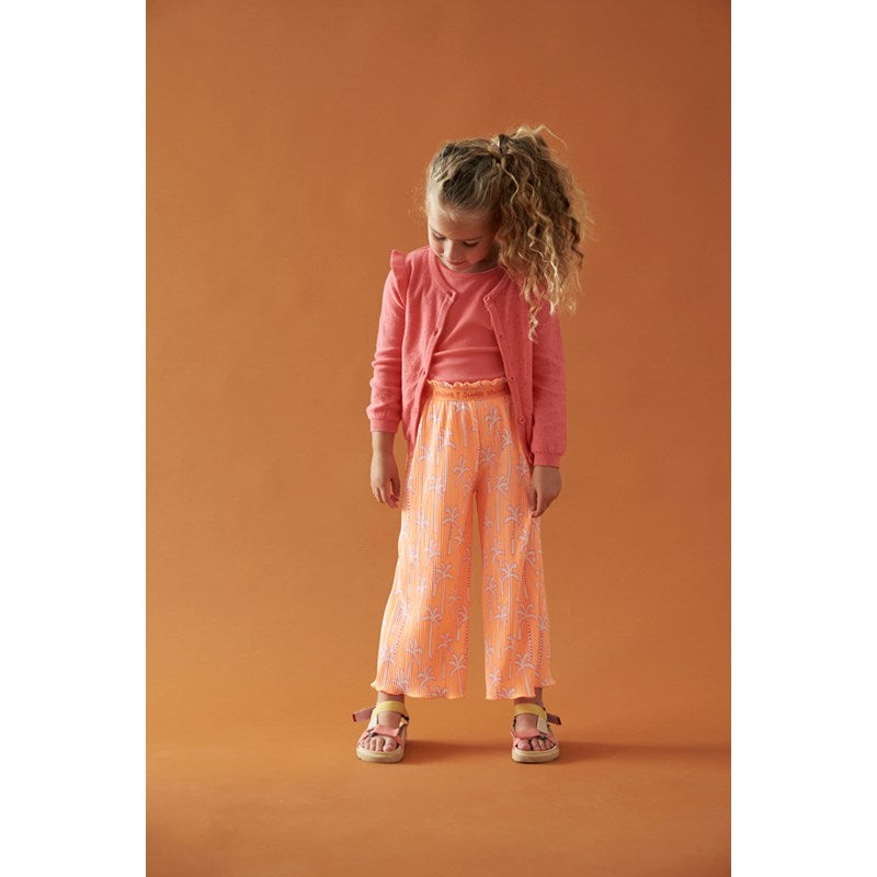 Jubel & Sturdy - Culotte Plissee AOP - Sunny Days - Neon Oranje