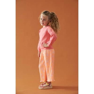 Jubel & Sturdy - Culotte Plissee AOP - Sunny Days - Neon Oranje