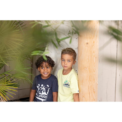 Jubel & Sturdy - T-Shirt Palme- Bay Bandits - Marine