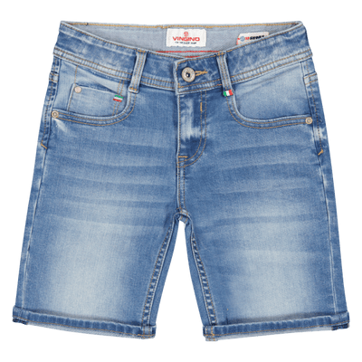 DENIM SHORTSS CHARLIE - Mid Blue Wash