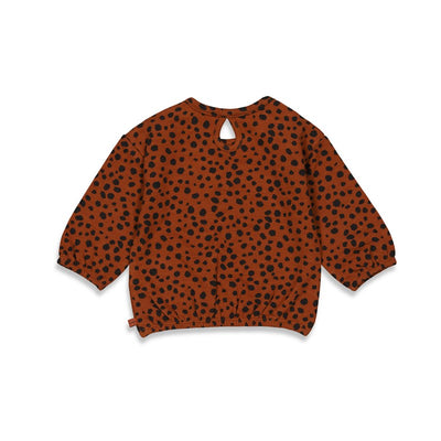 Feetje - Sweater AOP - Wild - Bruin